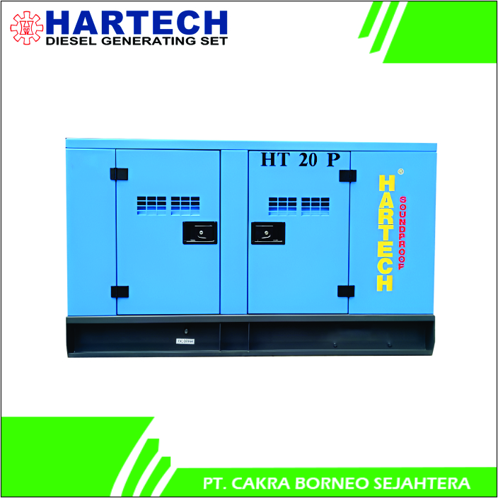 Generator Silent HT 20 P HARTECH HTG 184 ES - Termasuk Pemasangan