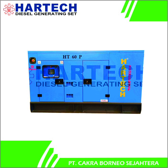 Generator Silent HT 60 P HARTECH HTG 224 E - Termasuk Pemasangan